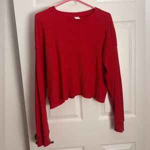 Aritzia TNA Red Thermal